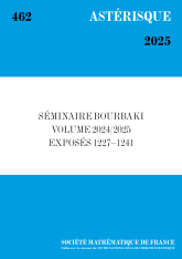 Astérisque 462 - Cover